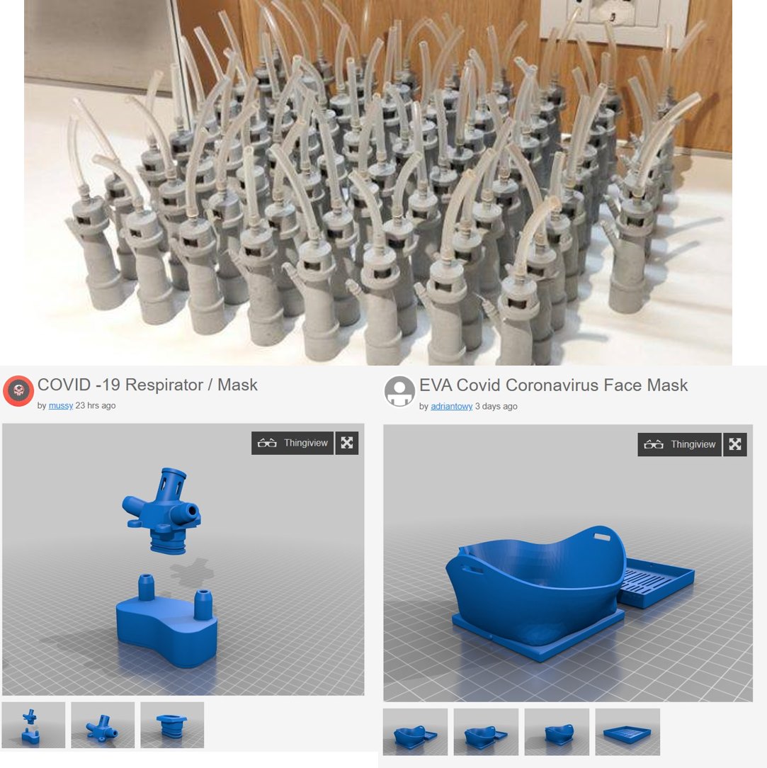 Οι 3D εκτυπωτές στη μάχη κατά του κορωνοϊού